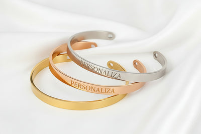 Brazalete "Alianza de Fe" en Acero de Titanio - Personalizable
