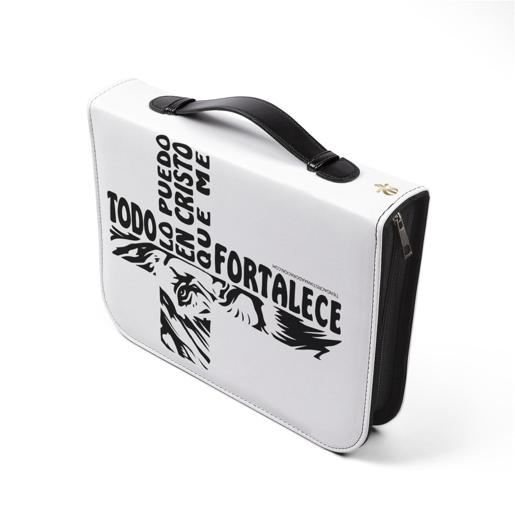 Funda para Biblia- "Todo lo puedo en Cristo que me fortalece"