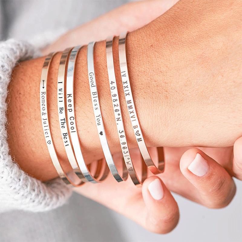 Brazalete "Alianza de Fe" en Acero de Titanio - Personalizable