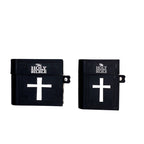 Funda de Silicona en Forma de Biblia para AirPods -Estuche de Auriculares