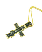 Collar con Colgante de Cruz de Jesús Estilo Cristiano