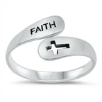 Anillo Vintage "Fe y Cruz" - Plata de Ley 925