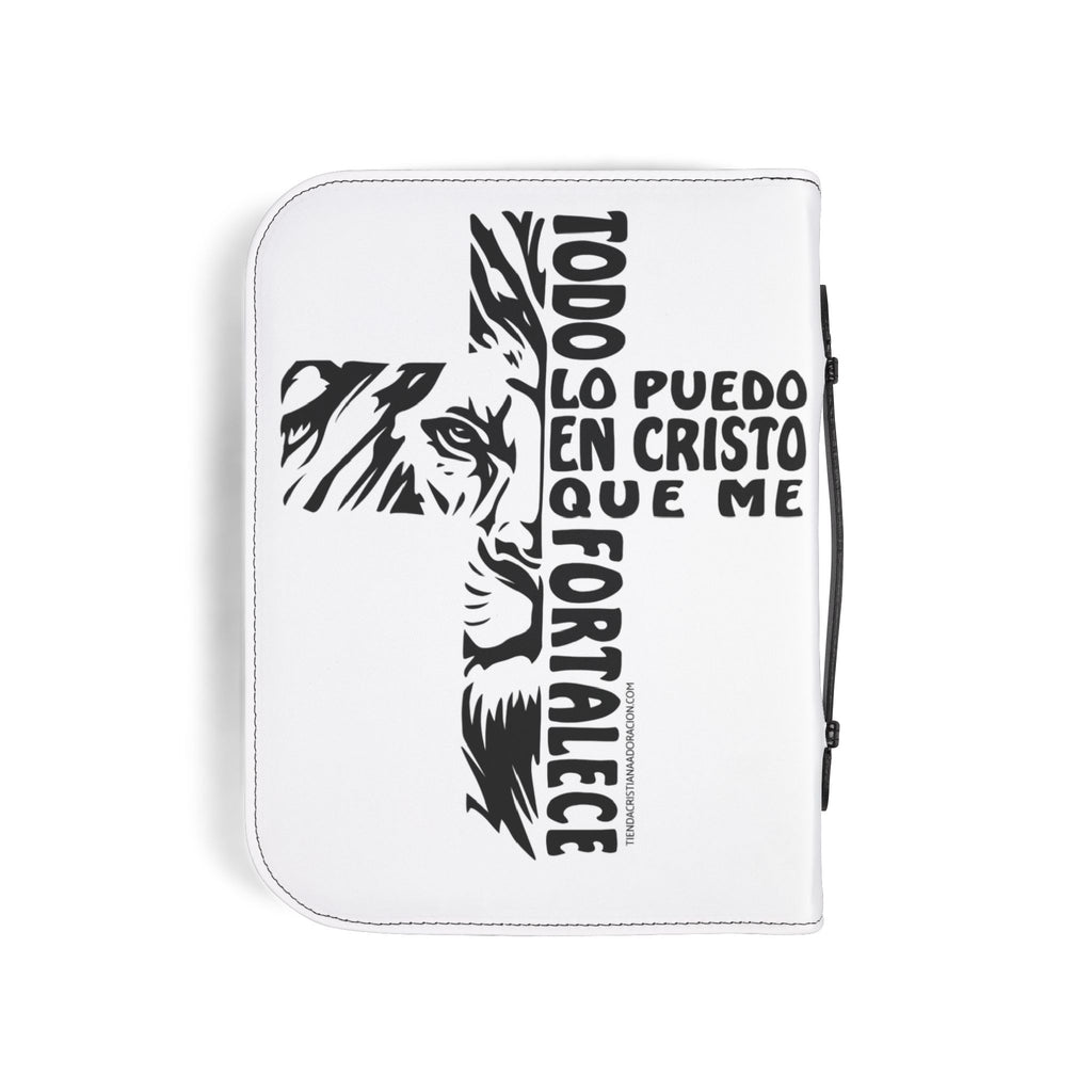 Funda para Biblia- "Todo lo puedo en Cristo que me fortalece"