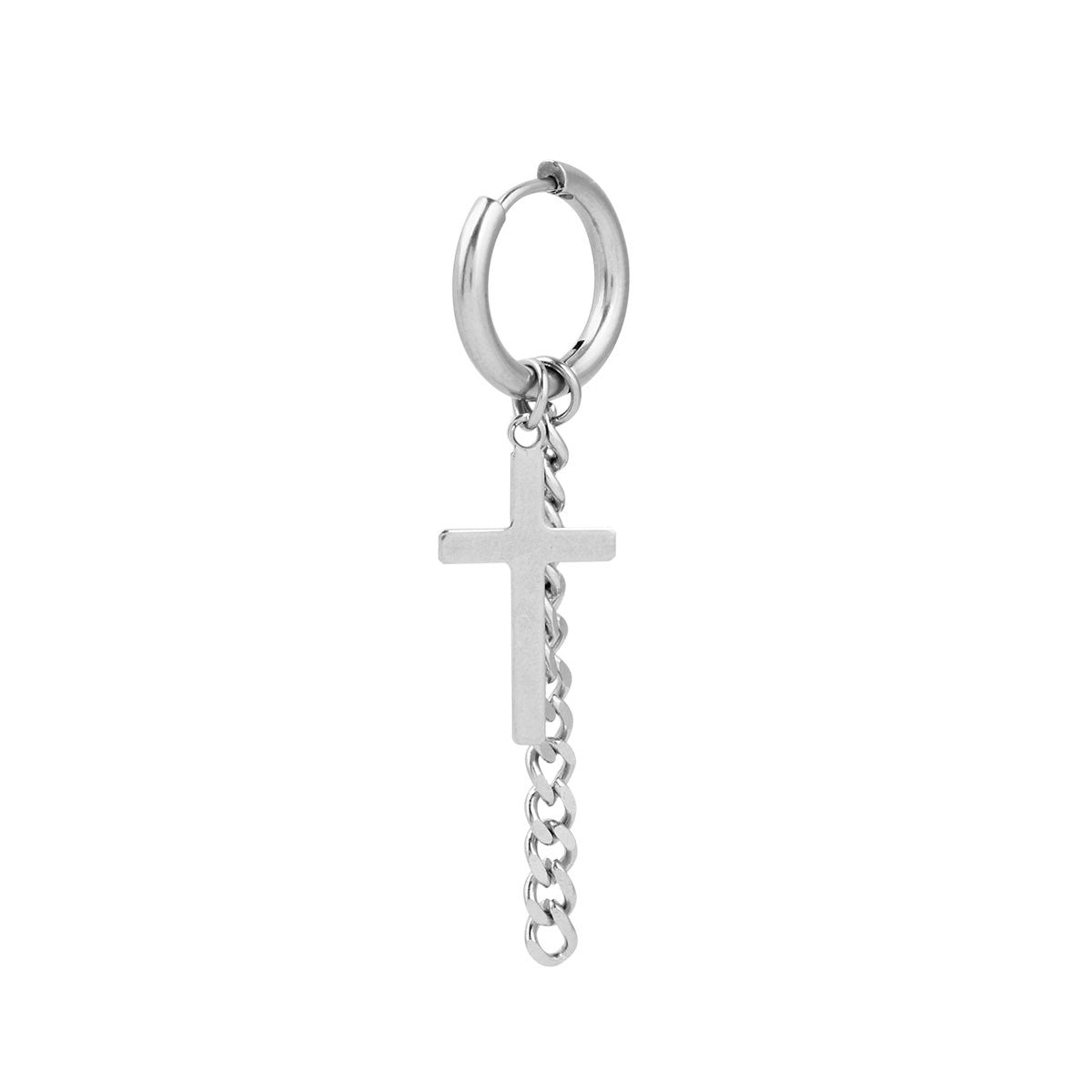 Pendientes de Cruz y Símbolos de Fe en Acero Inoxidable