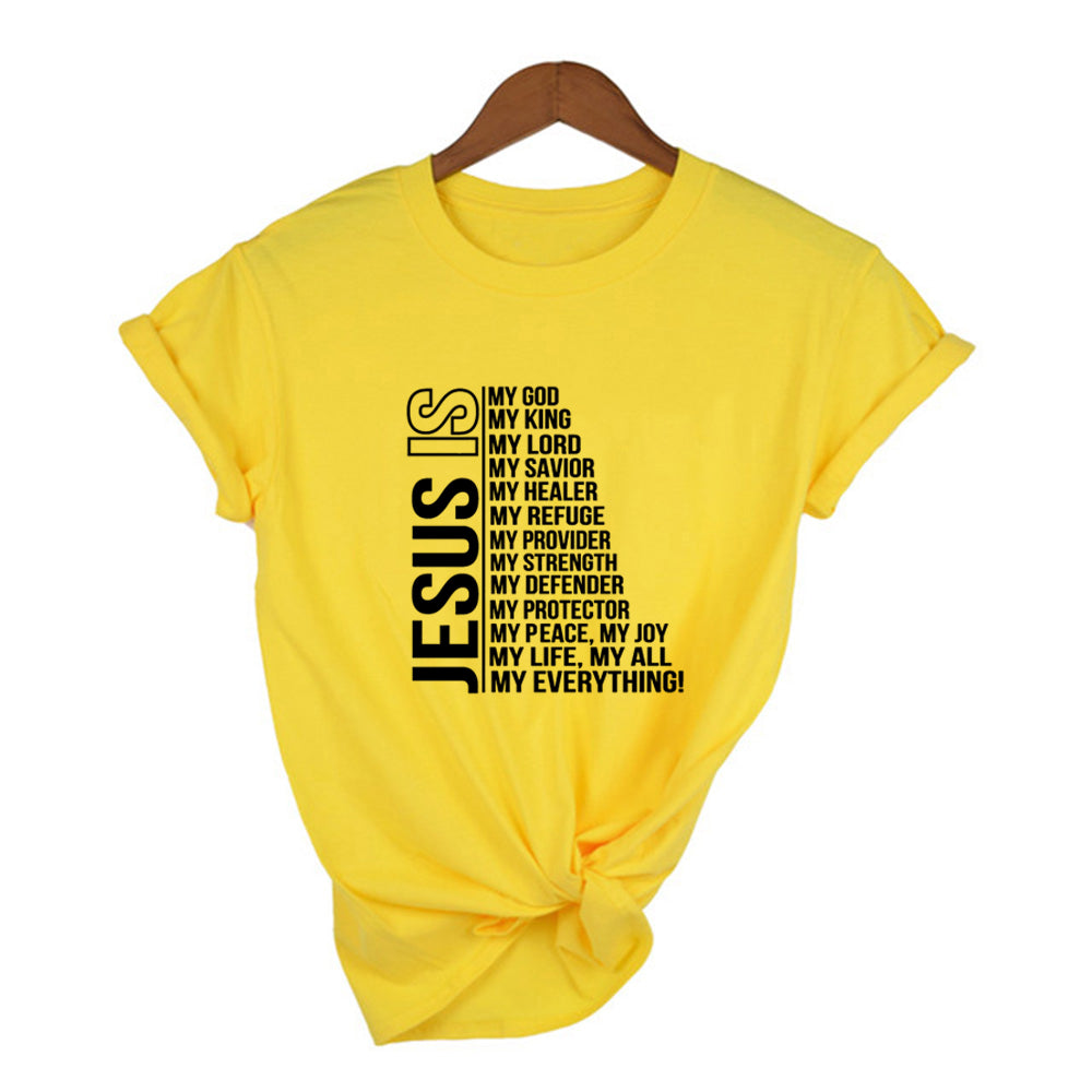 Camiseta Cristiana Jesús es Todo para Mujer