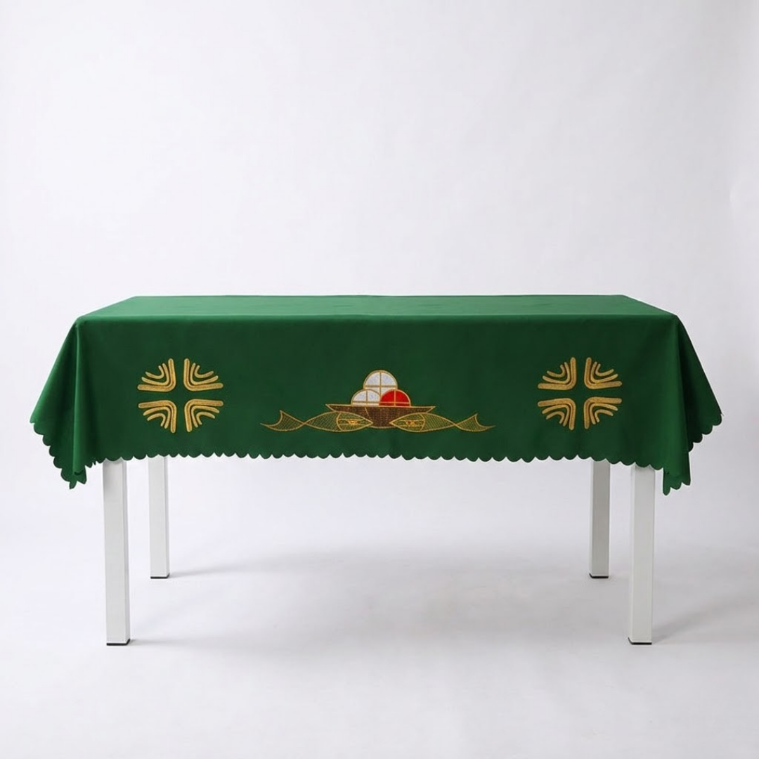 Mantel Litúrgico de Tela Mezclada para Santa Cena