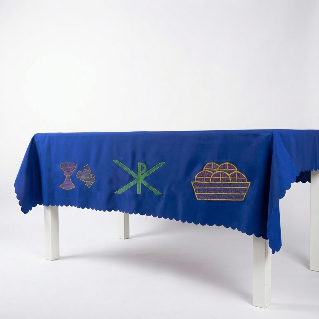 Mantel Litúrgico de Tela Mezclada para Santa Cena