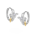 Pendientes Circulares de Plata 925 para Mujer Cristiana