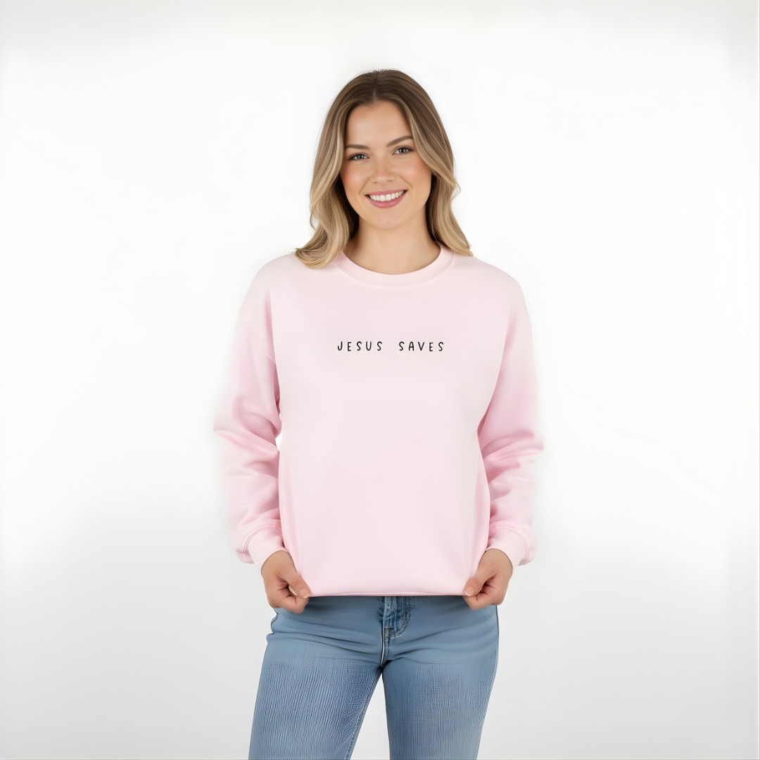 Sudadera Cristiana Jesus Saves - Estilo Casual