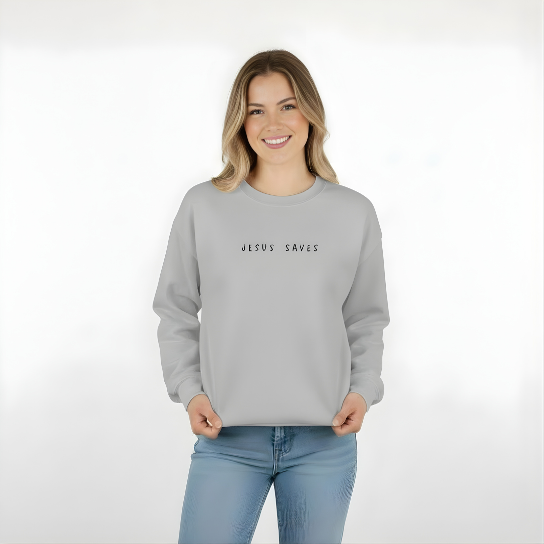 Sudadera Cristiana Jesus Saves - Estilo Casual