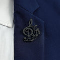 Broche "Melodía de Adoración" - Acero Inoxidable