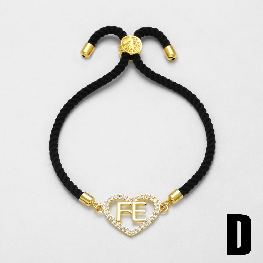 Brazalete "Corazón Fiel" con Circonita