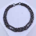 Brazalete de Eslabones "Fortaleza en Cristo"