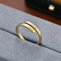 Anillo cristiano '' Trust God'' de Acero Inoxidable Ajustable