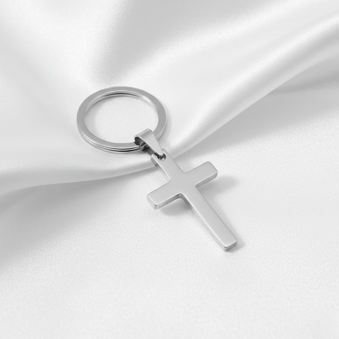 Llaveros de Cruz Cristiana en Metal - Accesorios de Fe