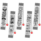 Marcador de Libros de Acero Inoxidable con versiculos cristianos