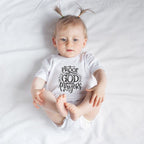 Body para Bebé de Manga Corta con frases Cristiana