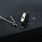 Collar Relicario de Corazón en Acero Inoxidable con Grabado Láser