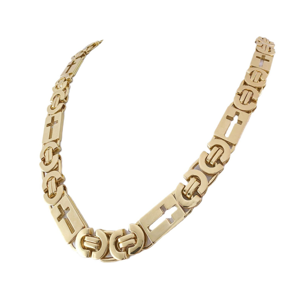 Brazalete de Eslabones "Fortaleza en Cristo"