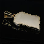 Colgante Rostro de Cristo con Circonias AAA y Cadena de Eslabones