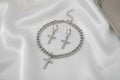 Conjunto "Sello de Alianza" Brazalete y Pendientes