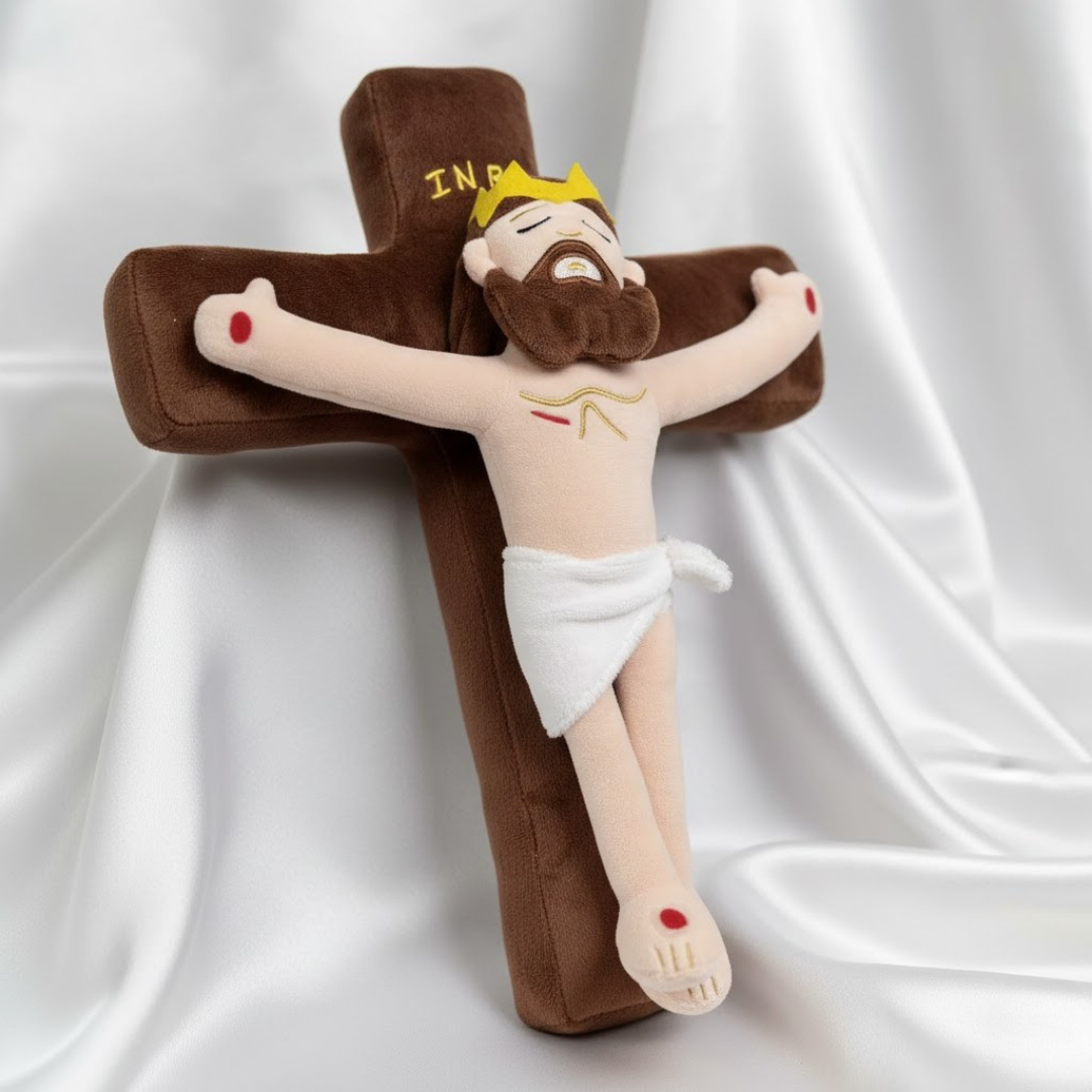 Muñecos  de Peluche Cristianos - Jesús y María Colección Bíblica