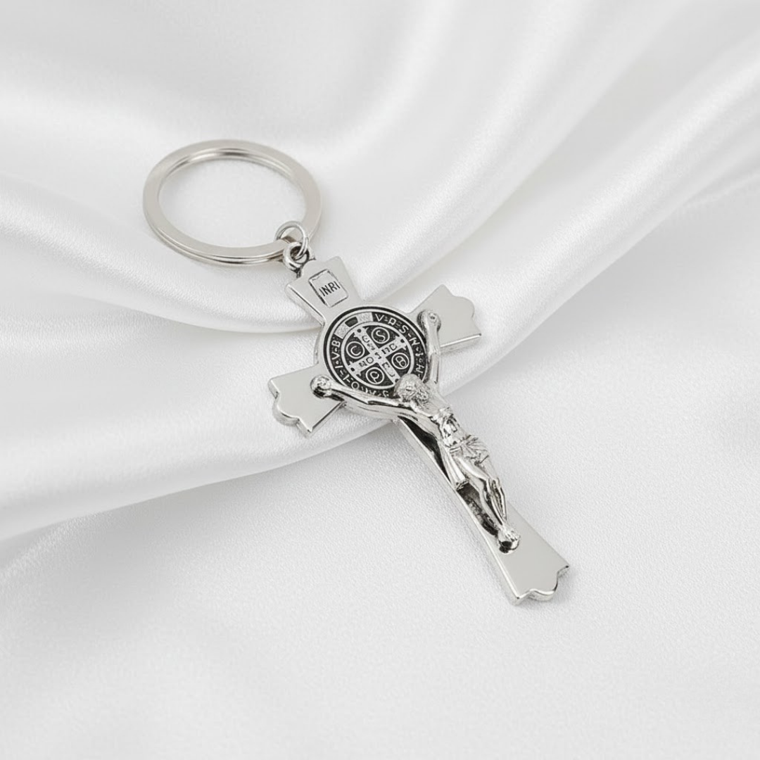 Llaveros de Cruz Cristiana en Metal - Accesorios de Fe