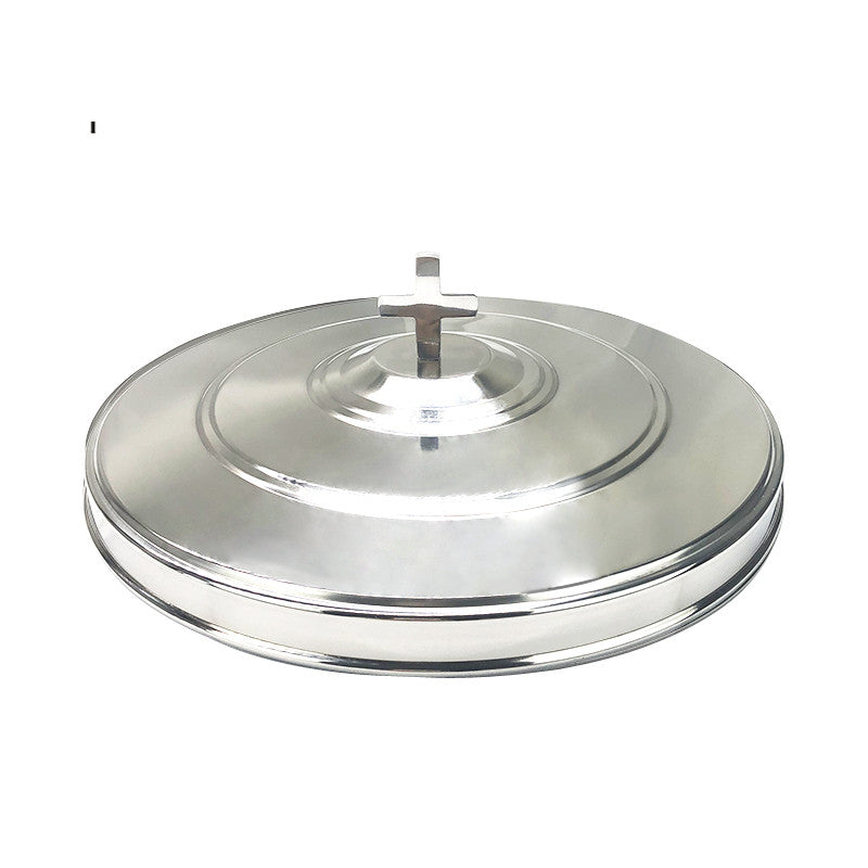 Plato para Pan de Santa Cena en Acero Inoxidable