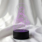Lámpara LED -Porpora- con Efecto Tridimensional de Jesús el Salvador