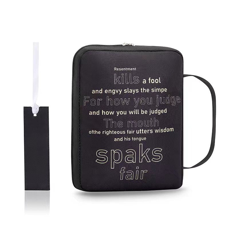 Funda de Gran Capacidad para Biblia con Marcapáginas a Juego