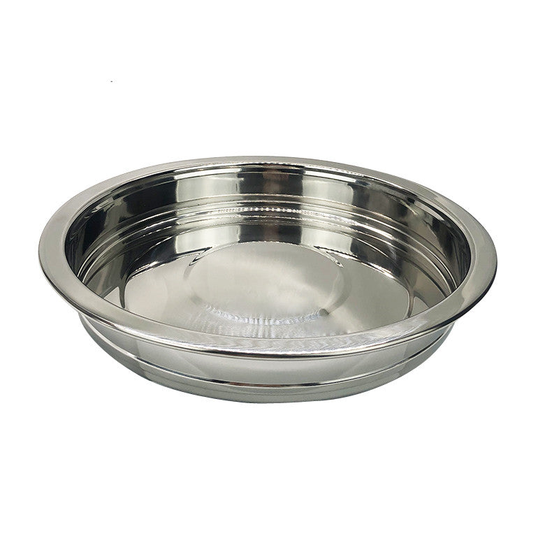 Plato para Pan de Santa Cena en Acero Inoxidable