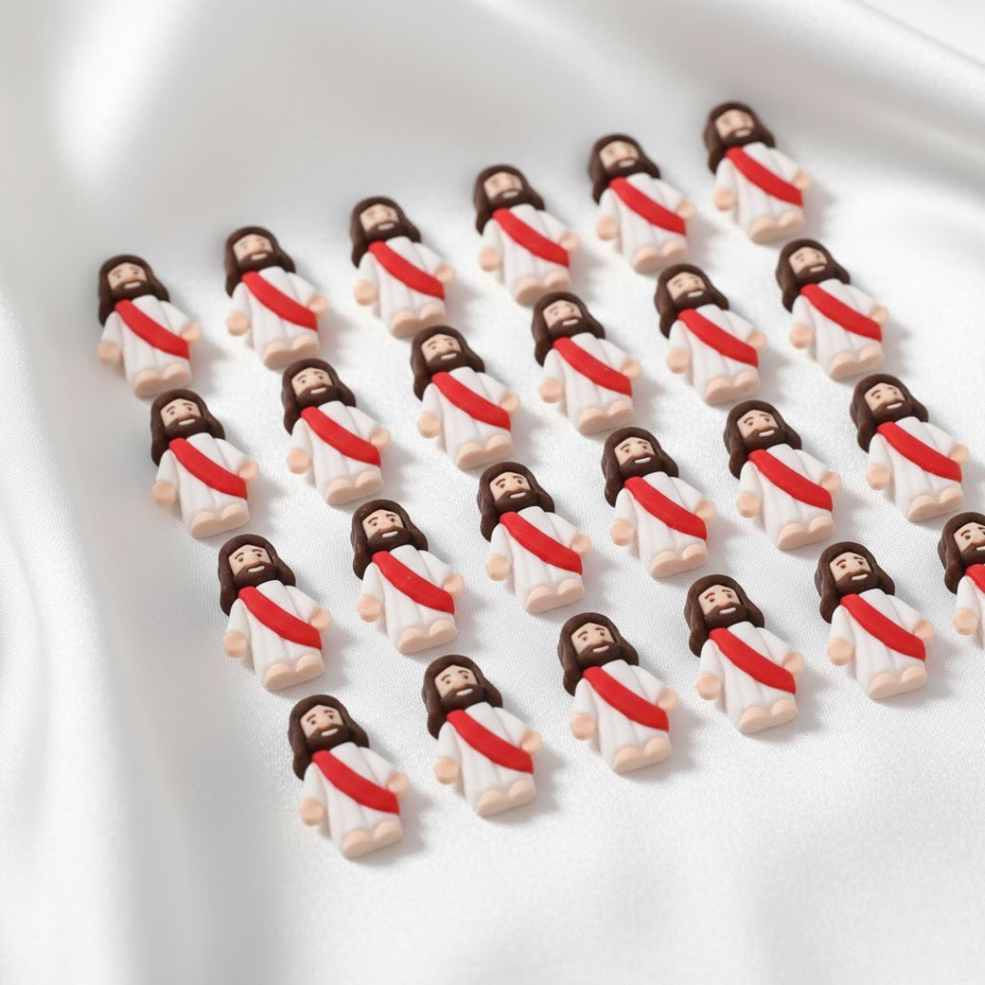 Mini Figuras de Jesús para Decoración de Pascua y Escuela Dominical