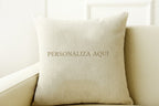 Cojín Decorativo "Hogar y Bendición" - Personalizable