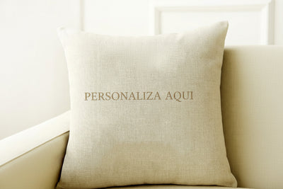 Cojín Decorativo "Hogar y Bendición" - Personalizable
