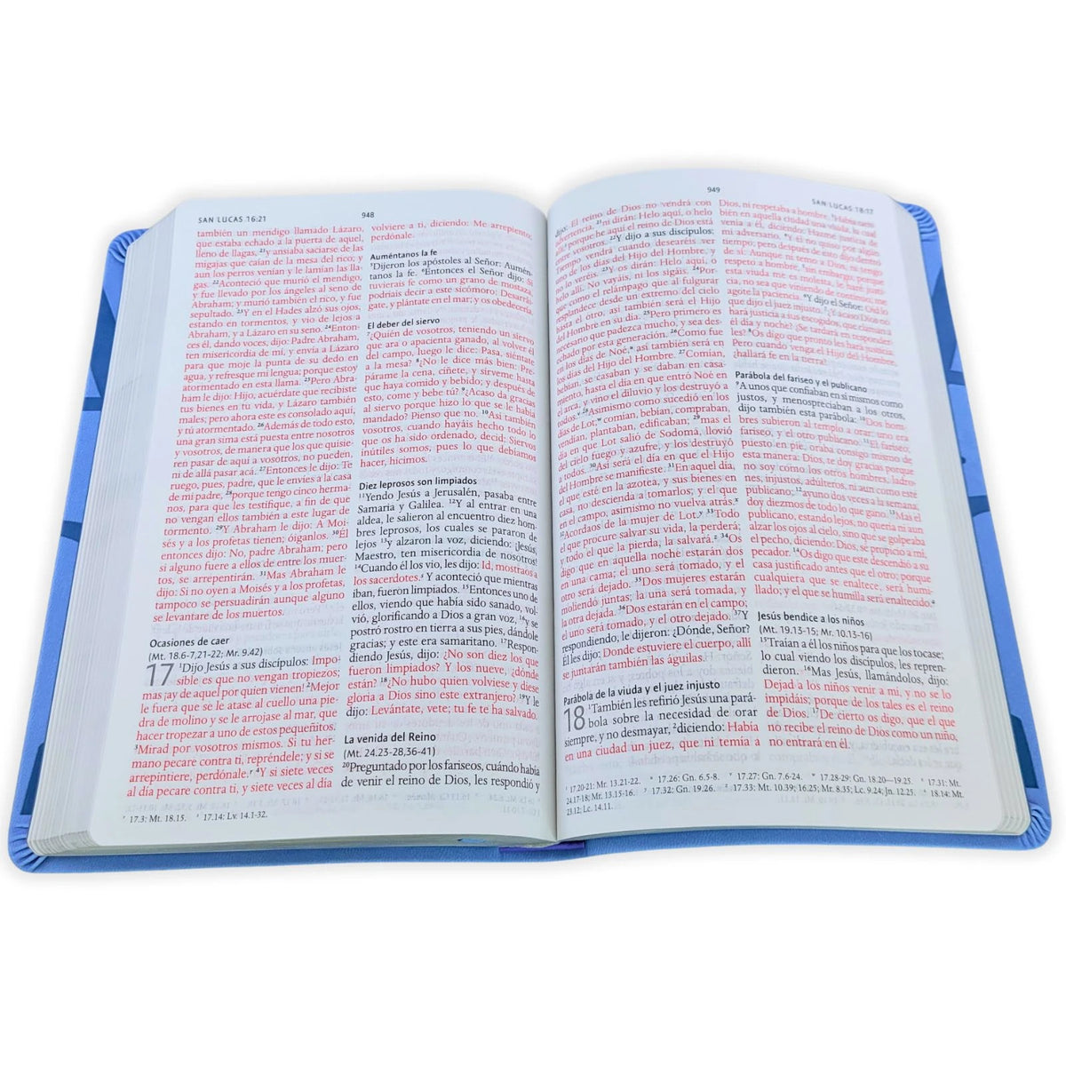 Biblia edicion NOMBRES DE DIOS . Letra grande.