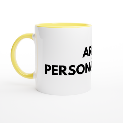 Taza Cristiana de Cerámica 325 ml con Asa de Color