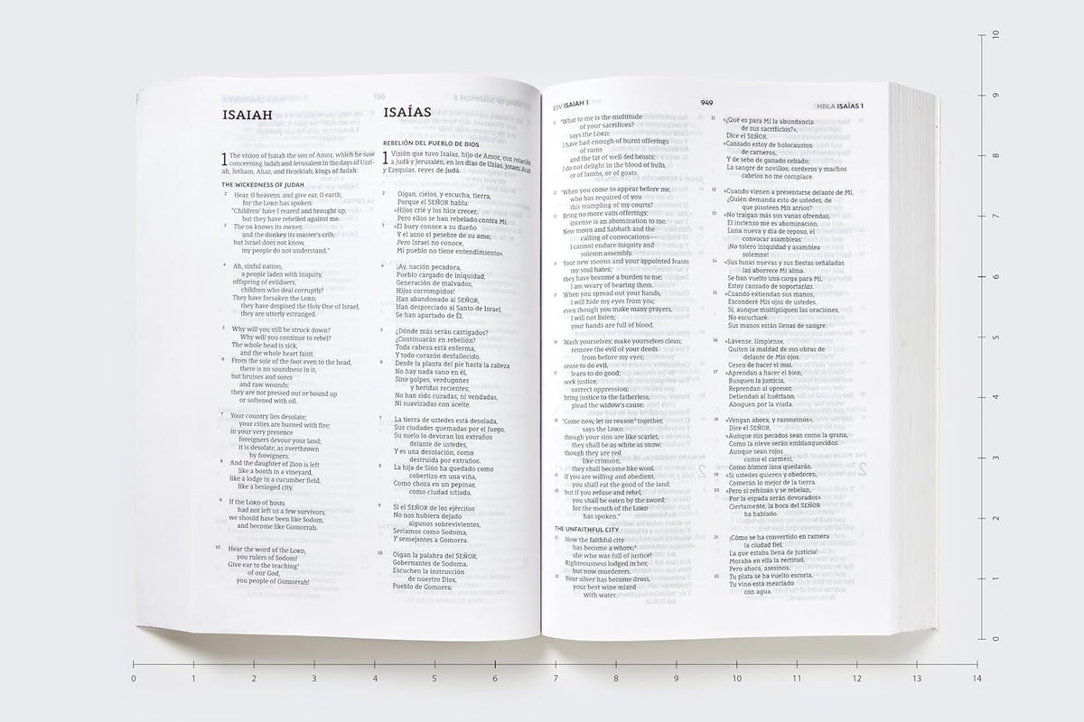 Biblia Bilingüe NBLA / ESV – Español-Inglés, Rústica