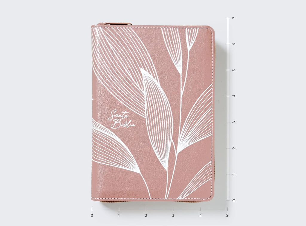 Biblia NBLA – Bolsillo, Edición Versificada, 2 Tonos Oro Rosa, Cremallera