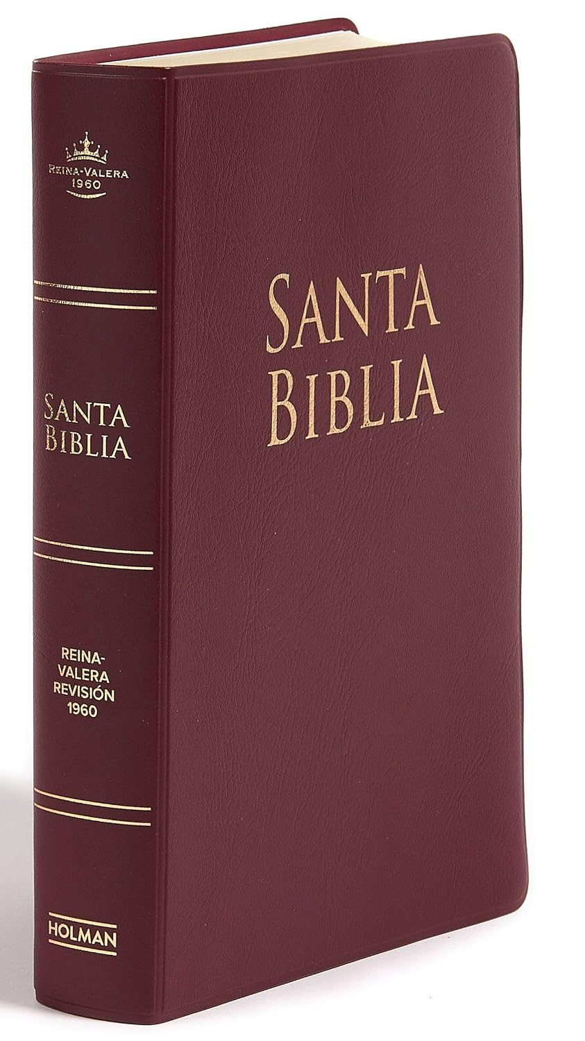 Biblia Reina-Valera 1960 – Manual, Letra Grande, Vinilo Rojito