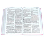 Biblia Reina-Valera 1960 – Manual, Letra Grande, Vinilo Rosa
