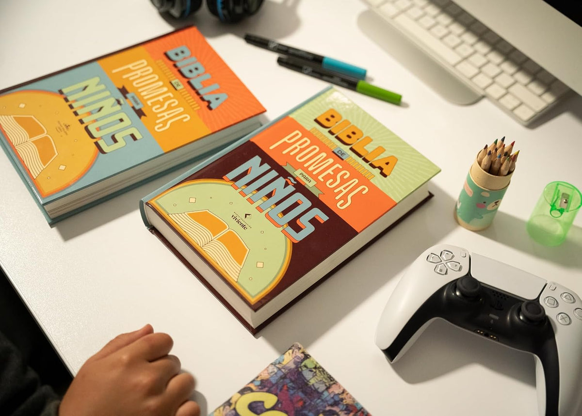 Biblia de Promesas para Niños RVR60 – Tapa Dura, Letra Grande 12,5 pt