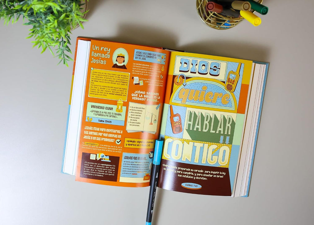 Biblia de Promesas para Niños RVR60 – Tapa Dura, Letra Grande 12,5 pt