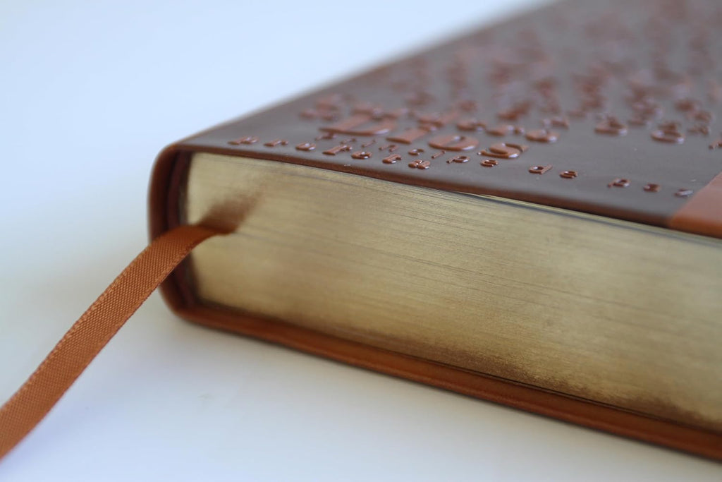 Biblia edicion NOMBRES DE DIOS . Letra grande, marron