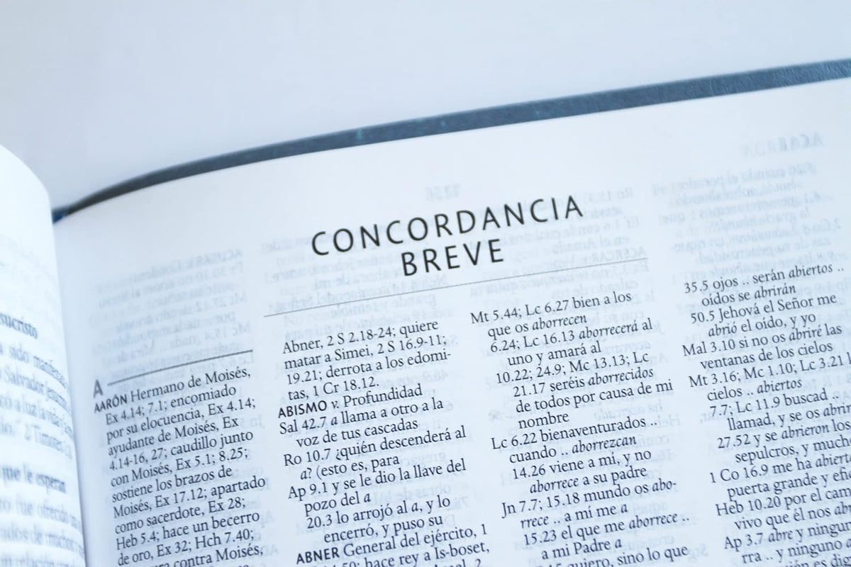 Biblia edicion NOMBRES DE DIOS . Letra grande, marron