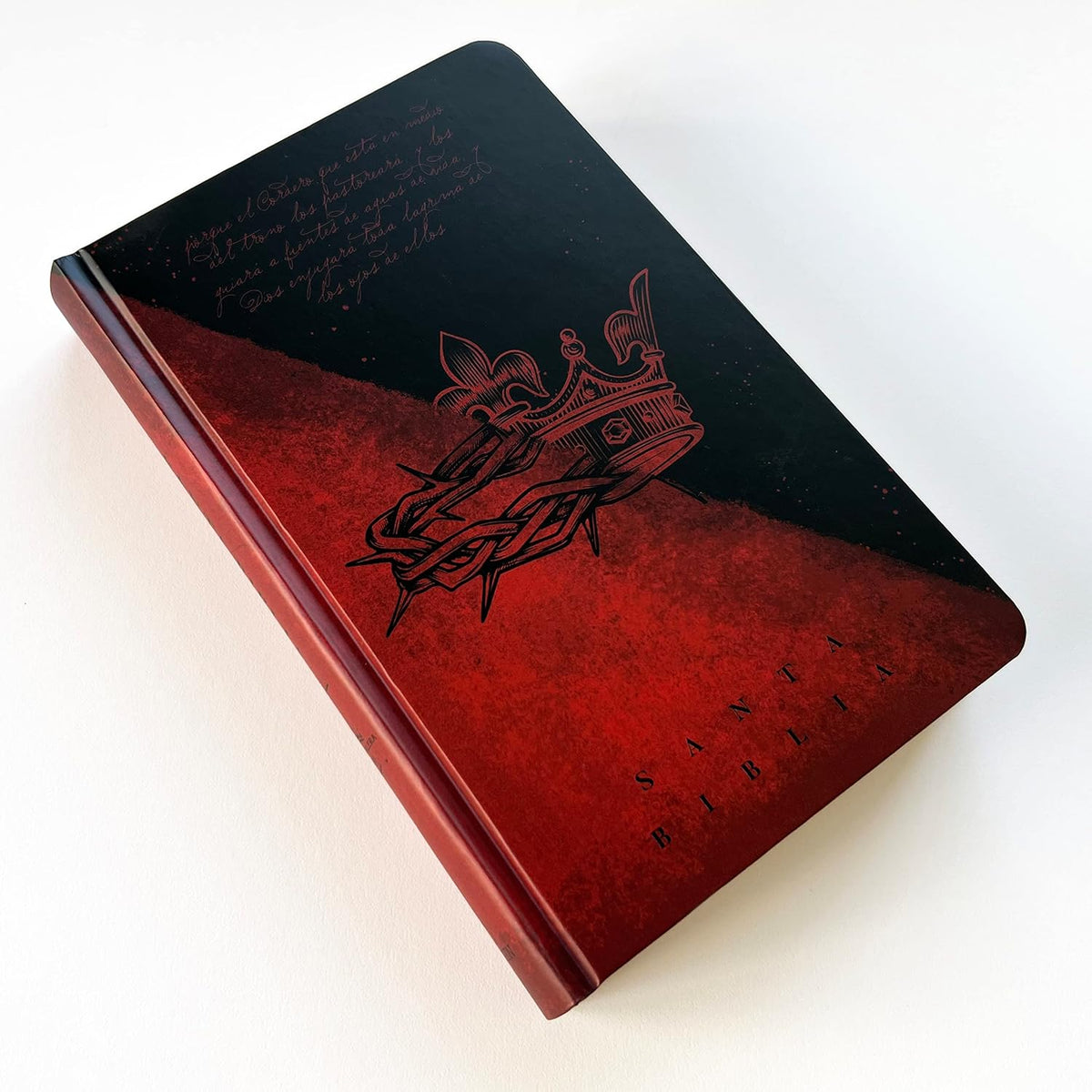 Biblia DOBLE CORONA -  Letra grande, Ultrafina,Tapa dura