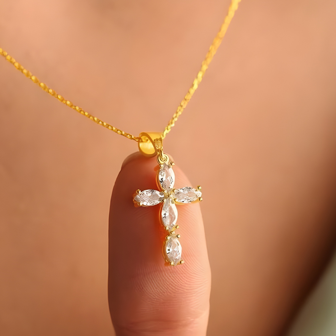 Collar con Colgante de Cruz para Mujer - Joyería de Fe