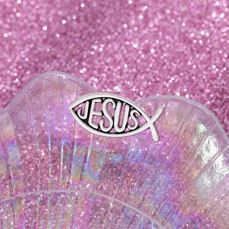 Colección de Pins Metálicos con Símbolos Cristianos de Fe