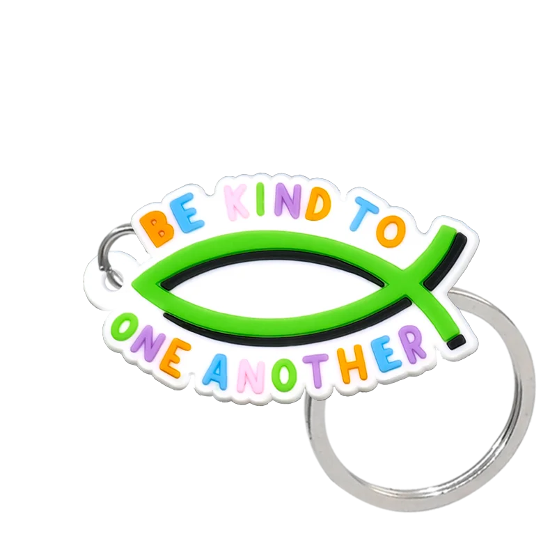 Llaveros cristianos de Silicona con Símbolos de Fe - Accesorios de Identidad Cristiana