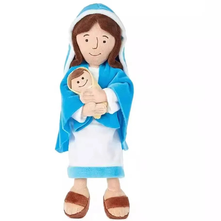 Muñecos  de Peluche Cristianos - Jesús y María Colección Bíblica