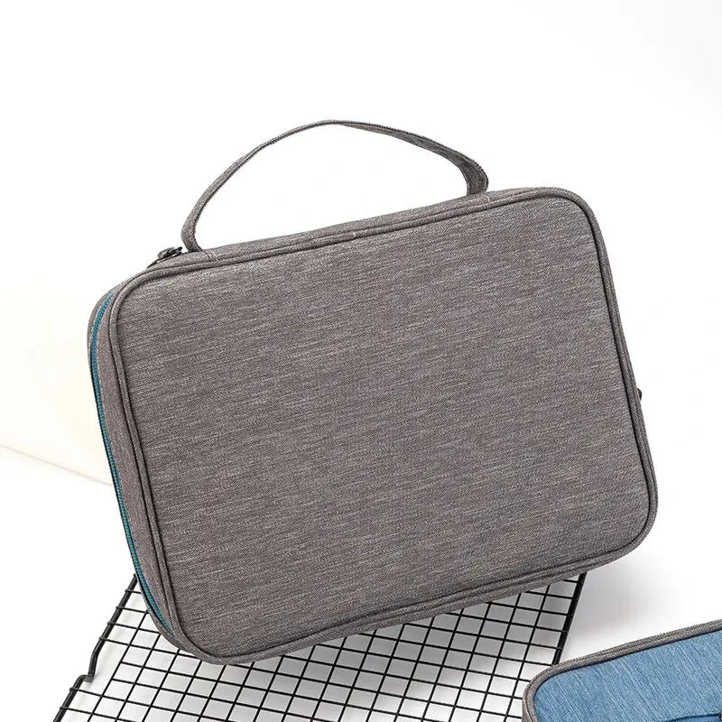 Funda para Biblia con Asa y Bolsillos Organizadores - Protector de Biblia de Poliéster